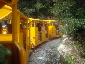 INSIDE THE MINE - ON THE TRAIN